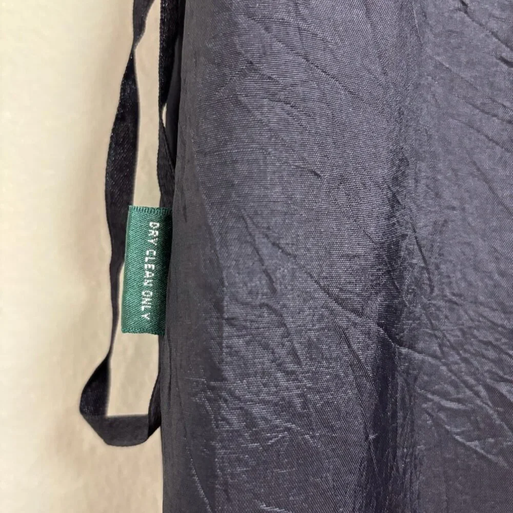 Lauren Ralph Lauren Womens Linen Pencil Skirt Size‎ 8 Button Minimalist Career